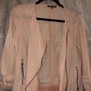 micheal stars jacket! light pink! size small!!💐🌸